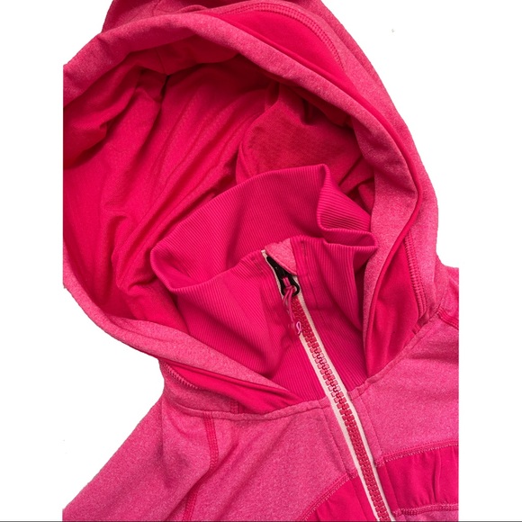 Pink Lululemon Zip Up Hooded Sweatshirt - Picture 2 of 3